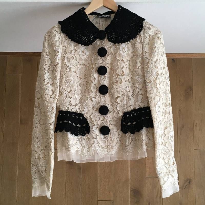 DOLCE - GABBANA ドルチェ＆ガッバーナ 総レース ジャケット３８