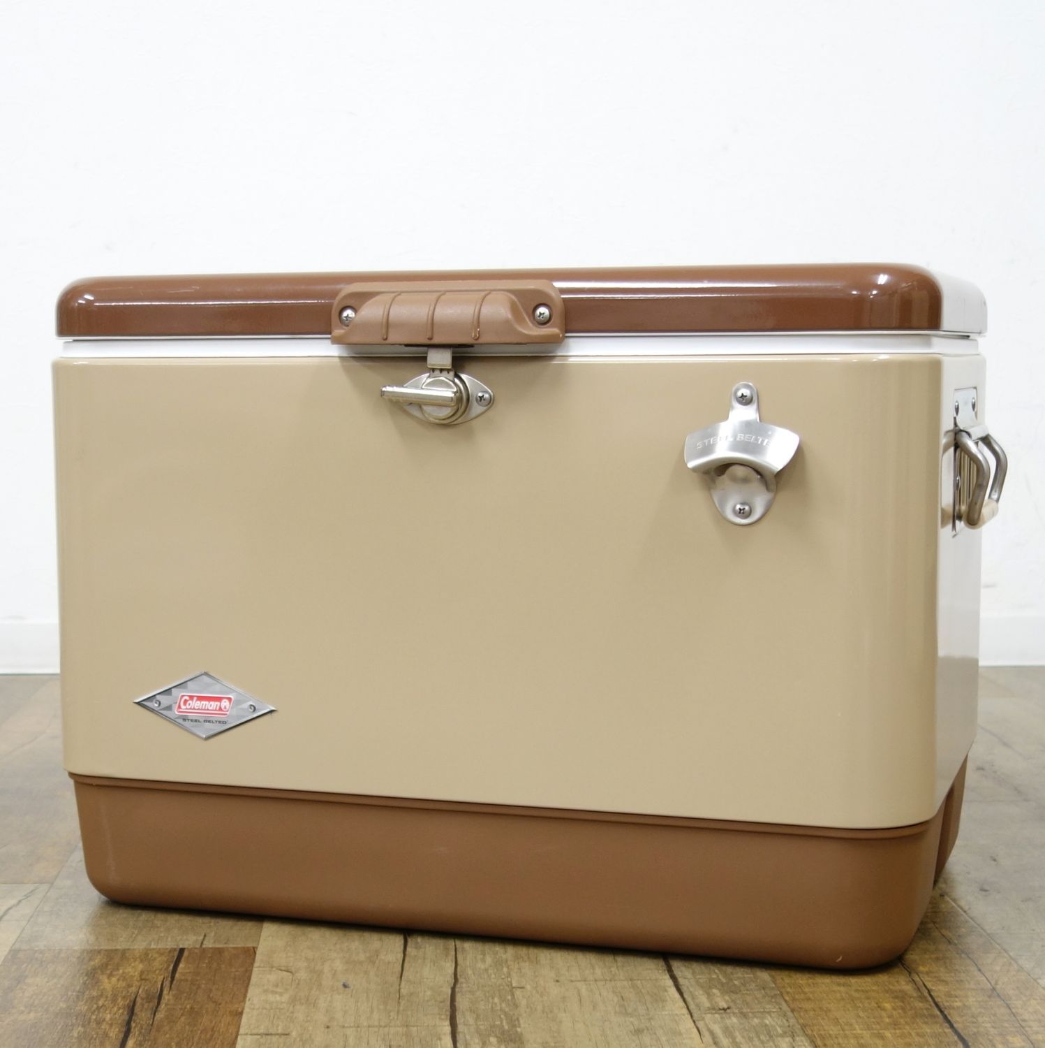 コールマン Coleman スチールベルト クーラー バターナッツ 54Q