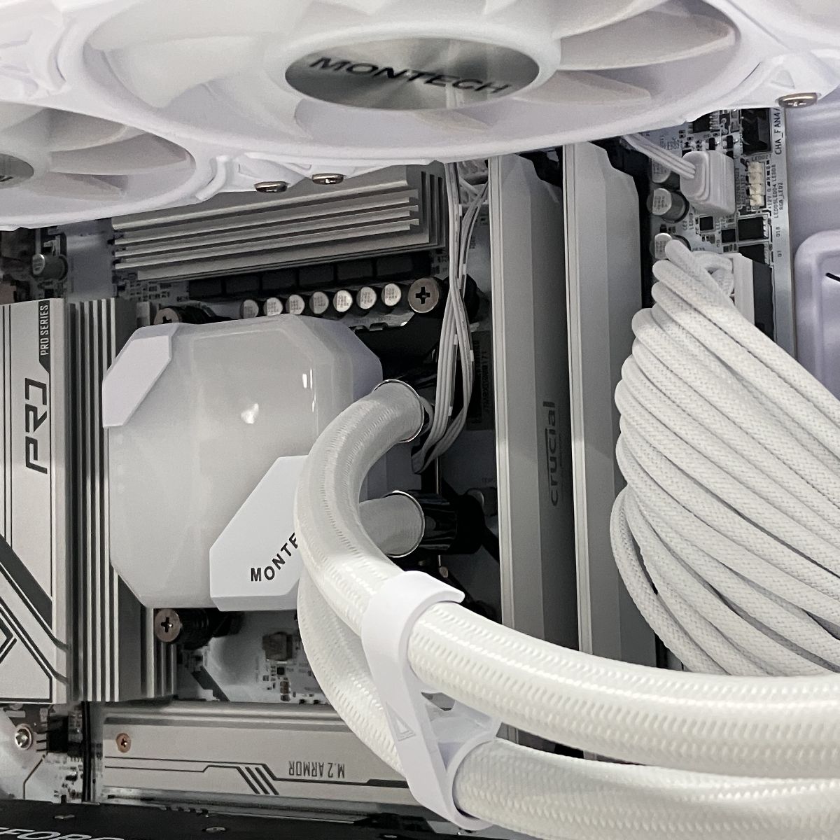 ASRock B760 Pro RS WiFi White デスクトップPC i7-14700K 32GB SSD 1.0TB NVIDIA GeForce RTX 5060 Ti win11 良好 F10551115 MEBLE-SODAR_PL