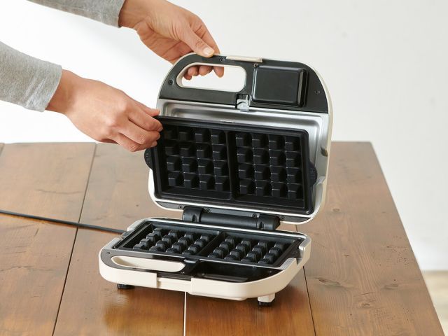 ビタントニオ ワッフル&ホットサンドベーカー ブラック 1個 オンライン