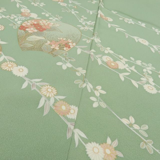 正絹 吾妻徳穂落款