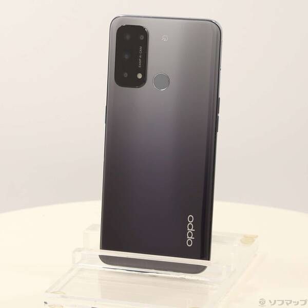 中古品〕 OPPO Reno5 A 128GB シルバーブラック A101OP Y!mobile SIM
