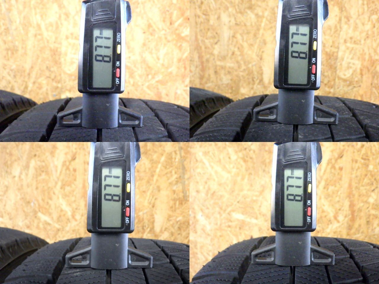 SR 100 造 約8 5部山 BS BLIZZAK VRX 3 225 50 R 17 4本