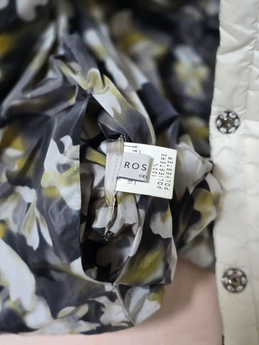  アイボリー 花柄 リバーシブル キルティング ベスト ベスト ジレ ベスト ジレ ビスチェ