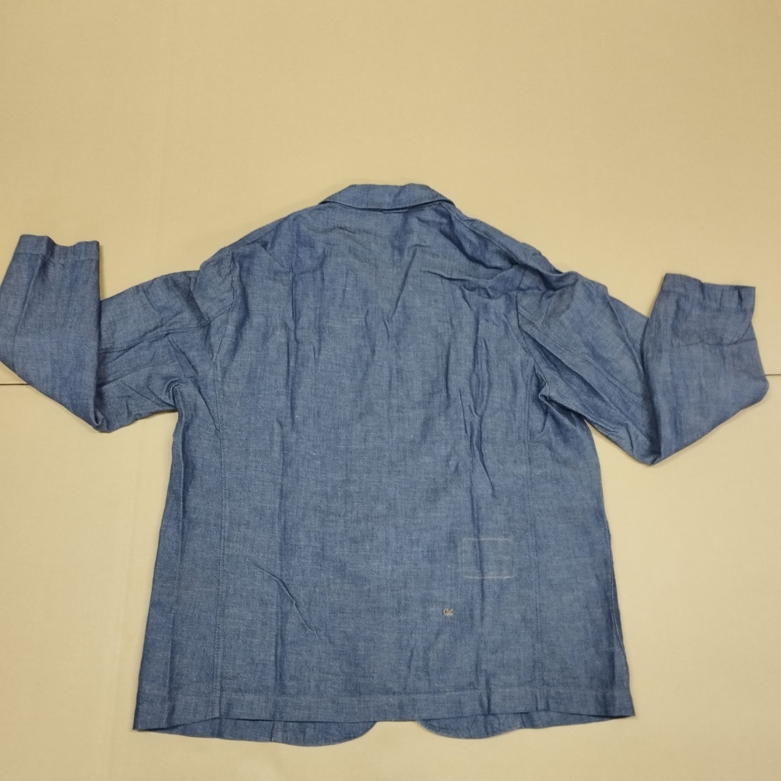 D14041 綿麻ざっくりデニムのポッポ ジャケット 45rpm フォーティーファイブアールピーエム