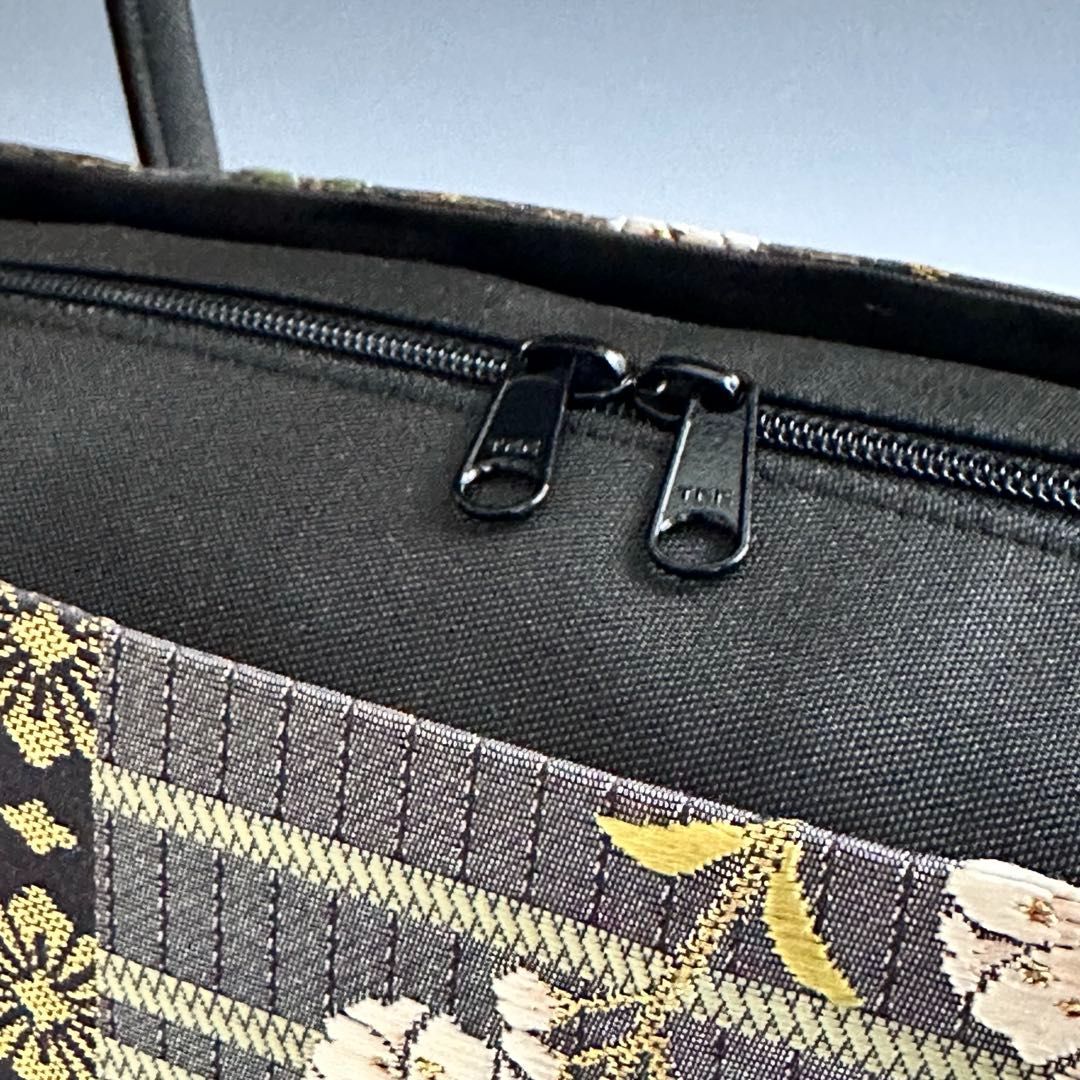 ○特別セール○ お洒落！！ 京都 西陣織 正絹帯地 使用 利休バッグ