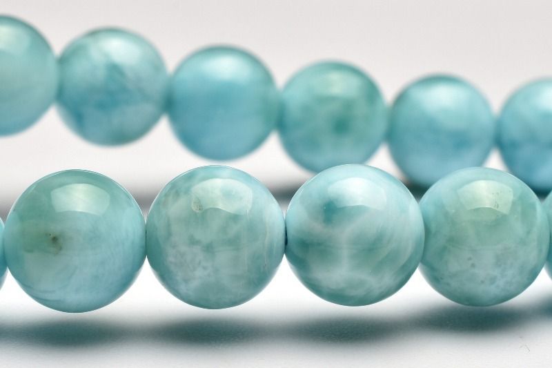 １点物 瑞々しい艶感 ラリマー 7.5mm ブレスレット パワーストーン 天然石 _MC711 NEXPOTALLINN_EU