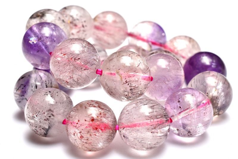 １点物 上質 マルチ スーパーセブン 10.5mm ブレスレット パワーストーン 天然石 _MC664