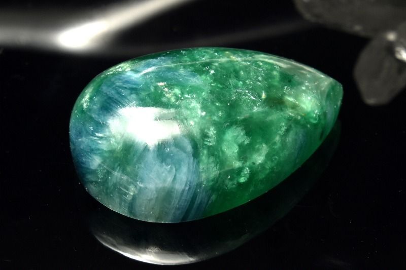 １点物 AAA高発色 共生 カイヤナイトインフックサイト 30x20mm ドロップ ルース パワーストーン 天然石 _PC6859 TALLINNNEXPO_COM