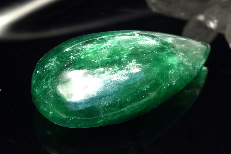 １点物 AAA高発色 共生 カイヤナイトインフックサイト 38x21mm ドロップ ルース パワーストーン 天然石 _PC6860