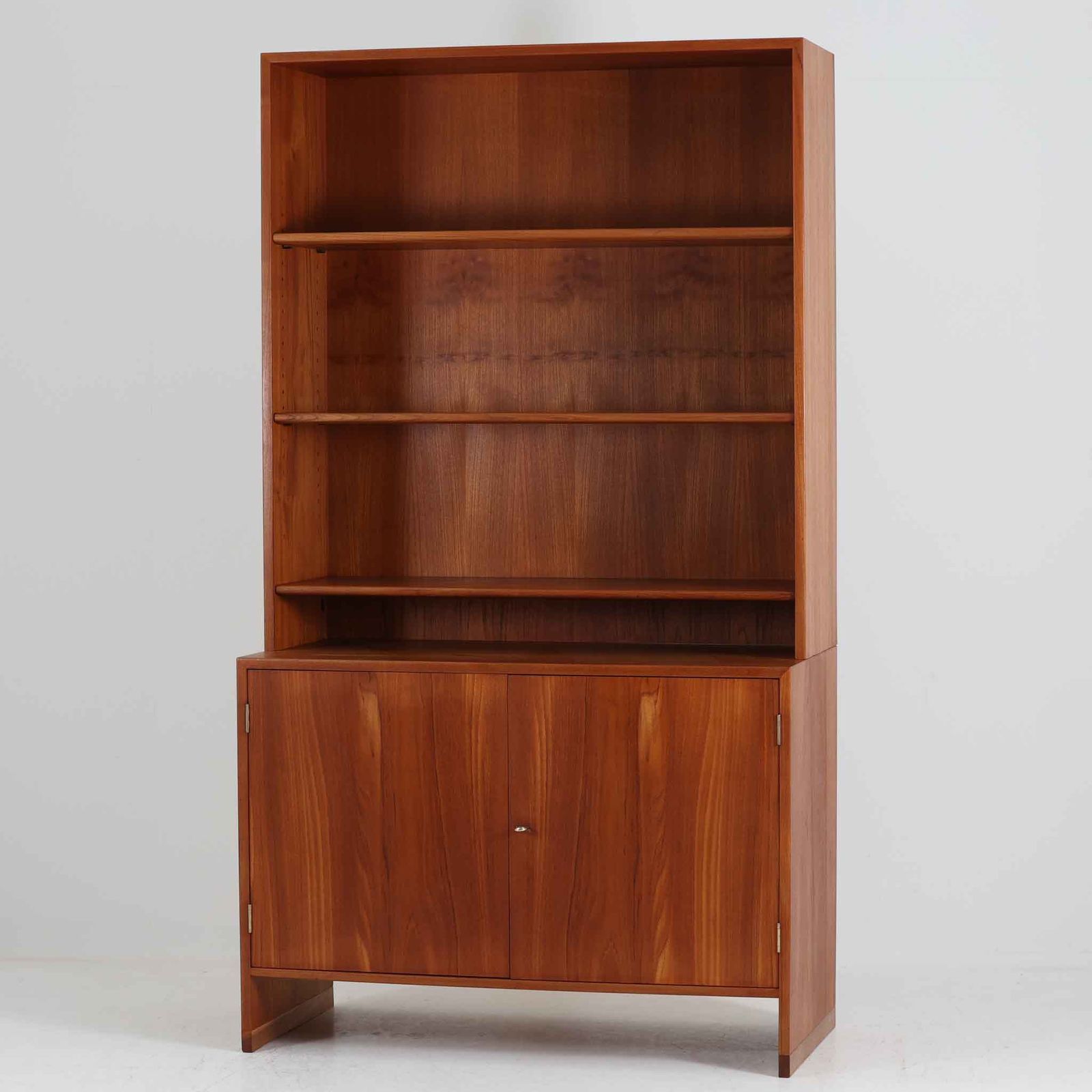 Hans J. Wegner ディスプレイシェルフ RY5 RY15 チーク×オーク×真鍮 幅100cm RY Mobler DK18590