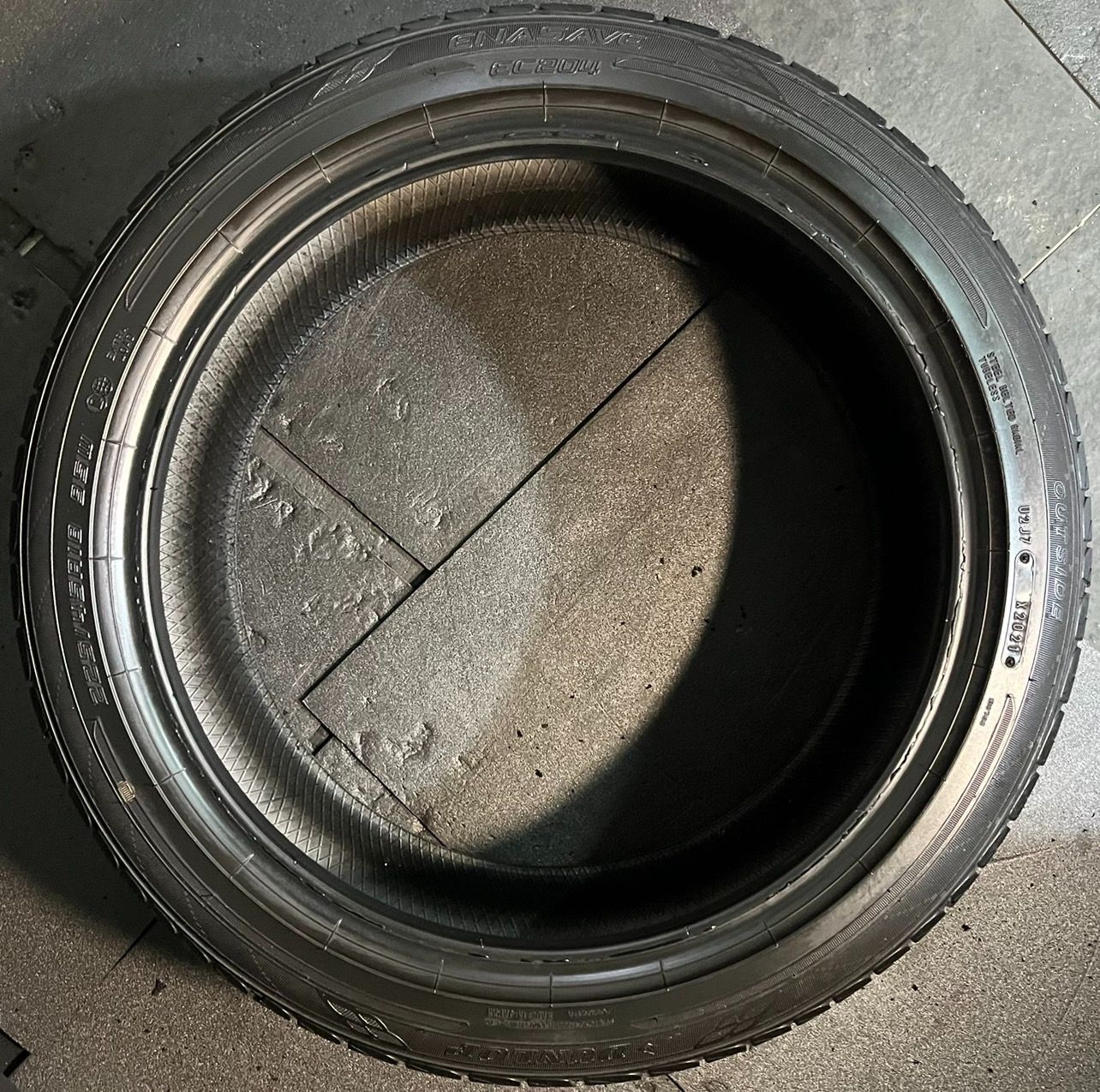 車 2021年製 約9分山 ダンロップ DUNLOP エナセーブ ENASAVE EC204 225
