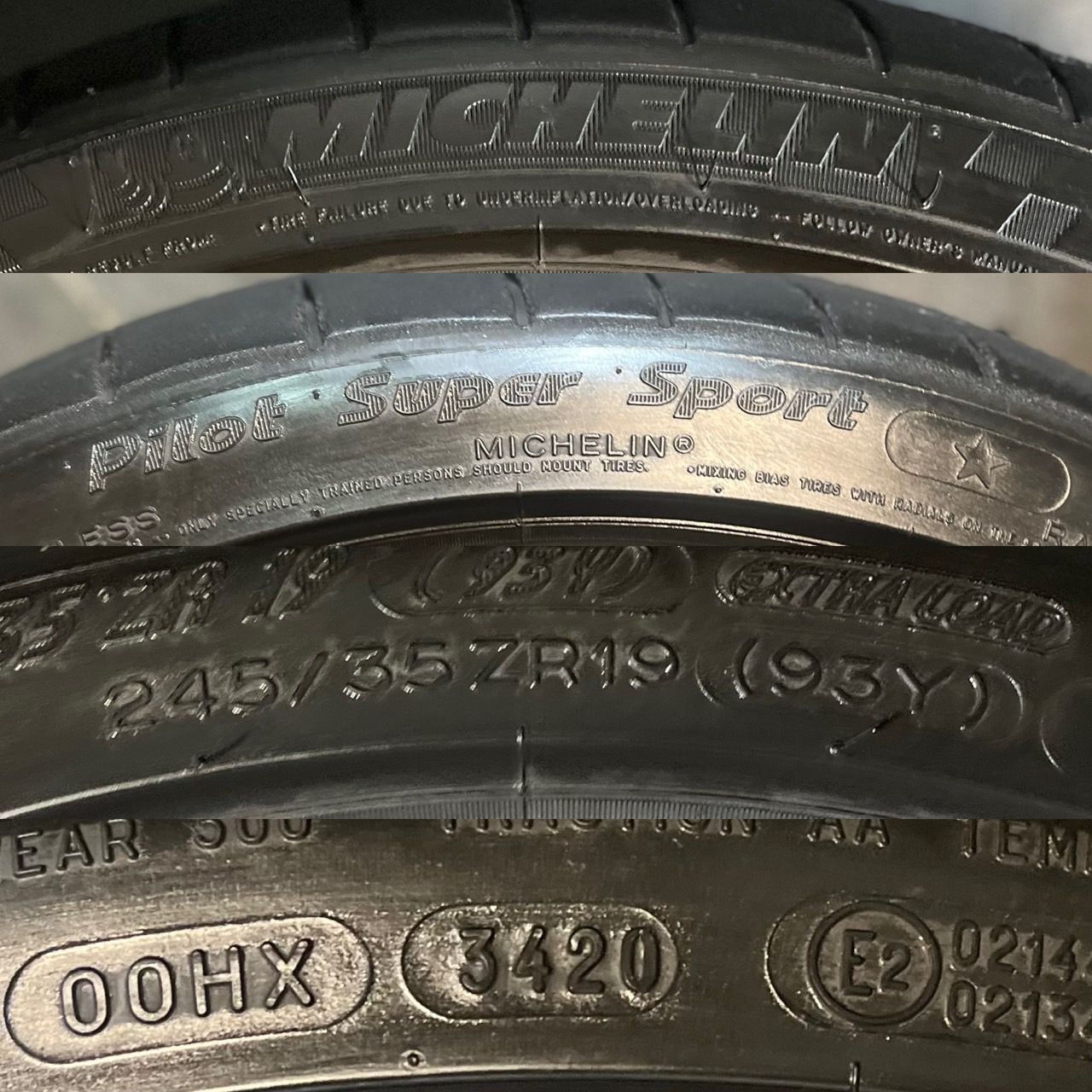  2020年製 約9分山 ミシュラン パイロット Pilot Sport 245 35 R 19 1本 h_640 19インチ サマータイヤ ノーマルタイヤ