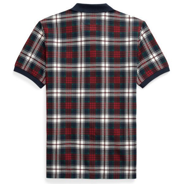 ラルフローレン 半袖チェック柄ポロシャツ