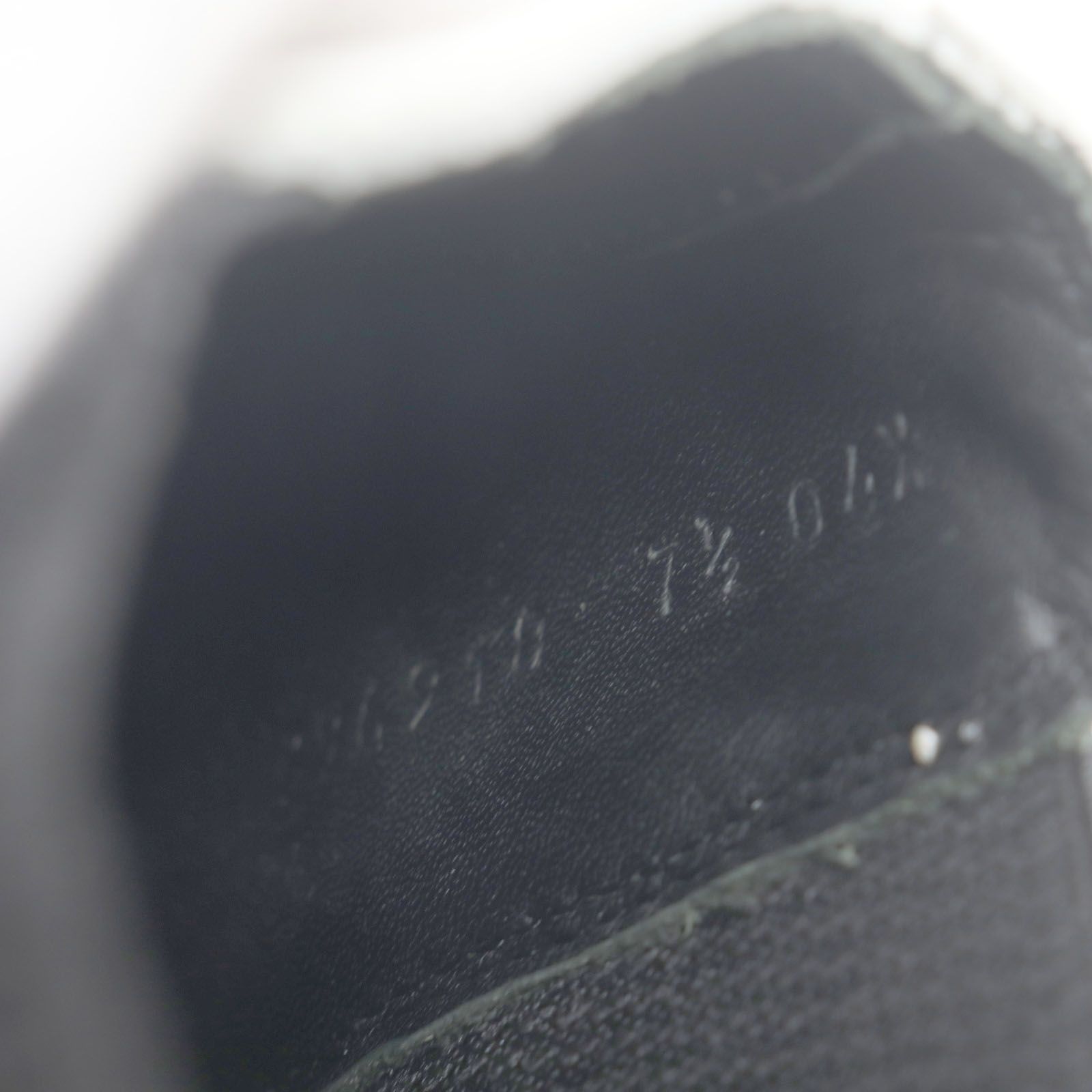 GUCCI グッチ 596918 レザー ベルトデザイン サイドゴア チェルシーブーツ ショートブーツ ホワイト 7.5 箱 保存袋付き イタリア製 メンズ