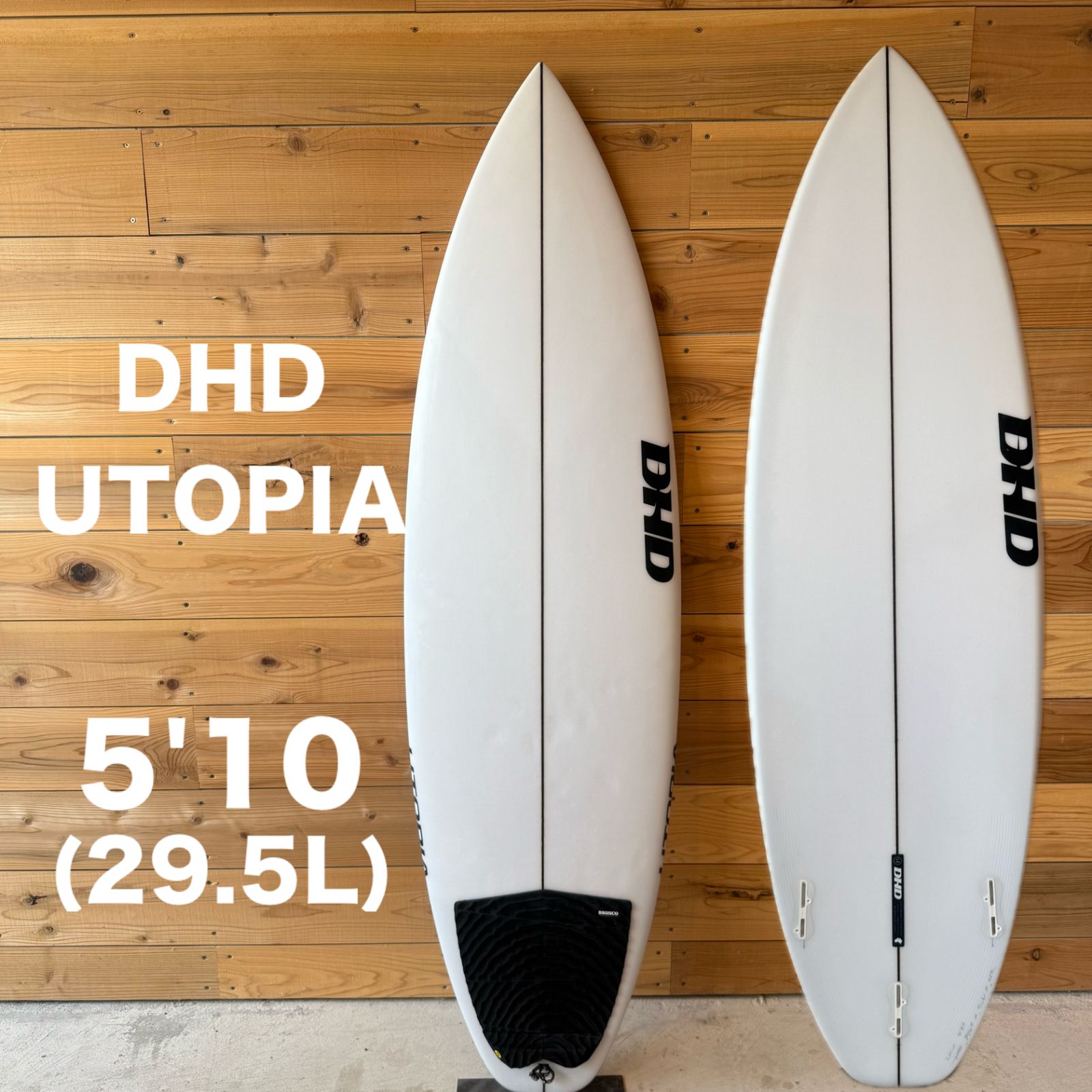 美 2025最新 サーフボード 1ラウンド使用 DHD ダレンハンドレー UTOPIA ユートピア 5 10 29.5L PU ショートボード
