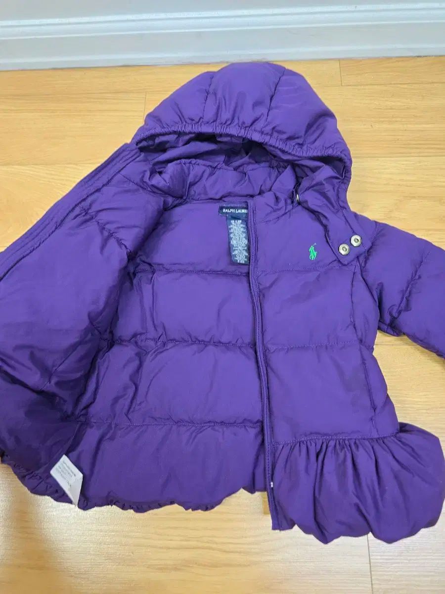 フリル裾 ダウン