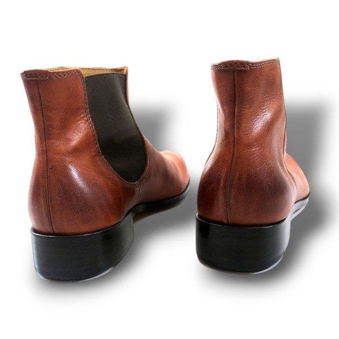  PADRONE パドローネ 日本製 BRUNO ONE SIDE GORE BOOTS 本革 牛革 ブルーノ ワンサイドゴア レザーブーツ 革靴 PU 7358-1238-17 C 定価3.4万 キャメル ▲050 30608 h 08 サイドゴアブーツ ブーツ 革靴