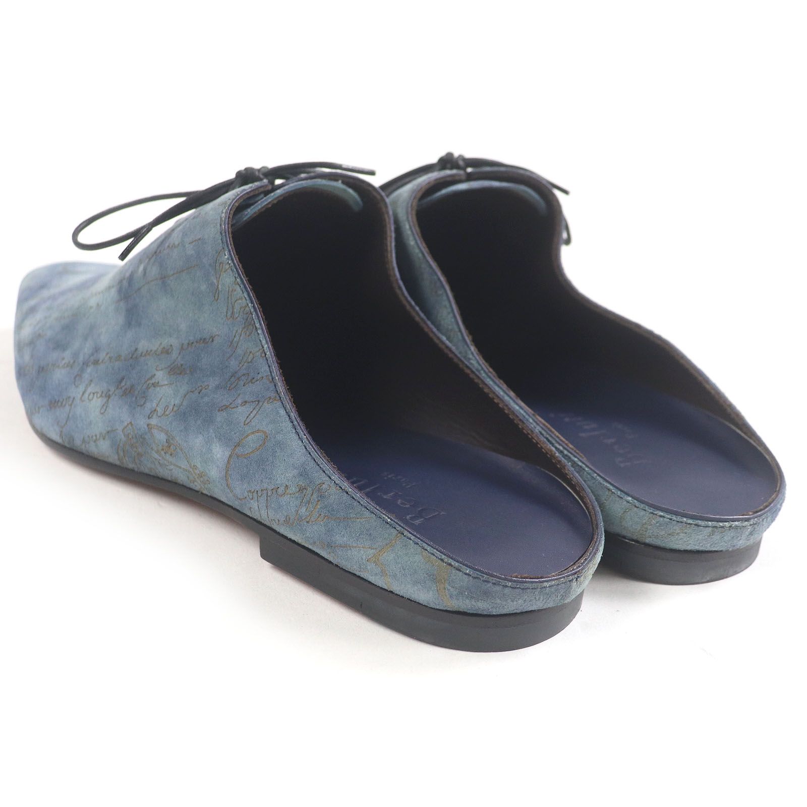 未使用品□Berluti ベルルッティ スウェードレザー カリグラフィ  