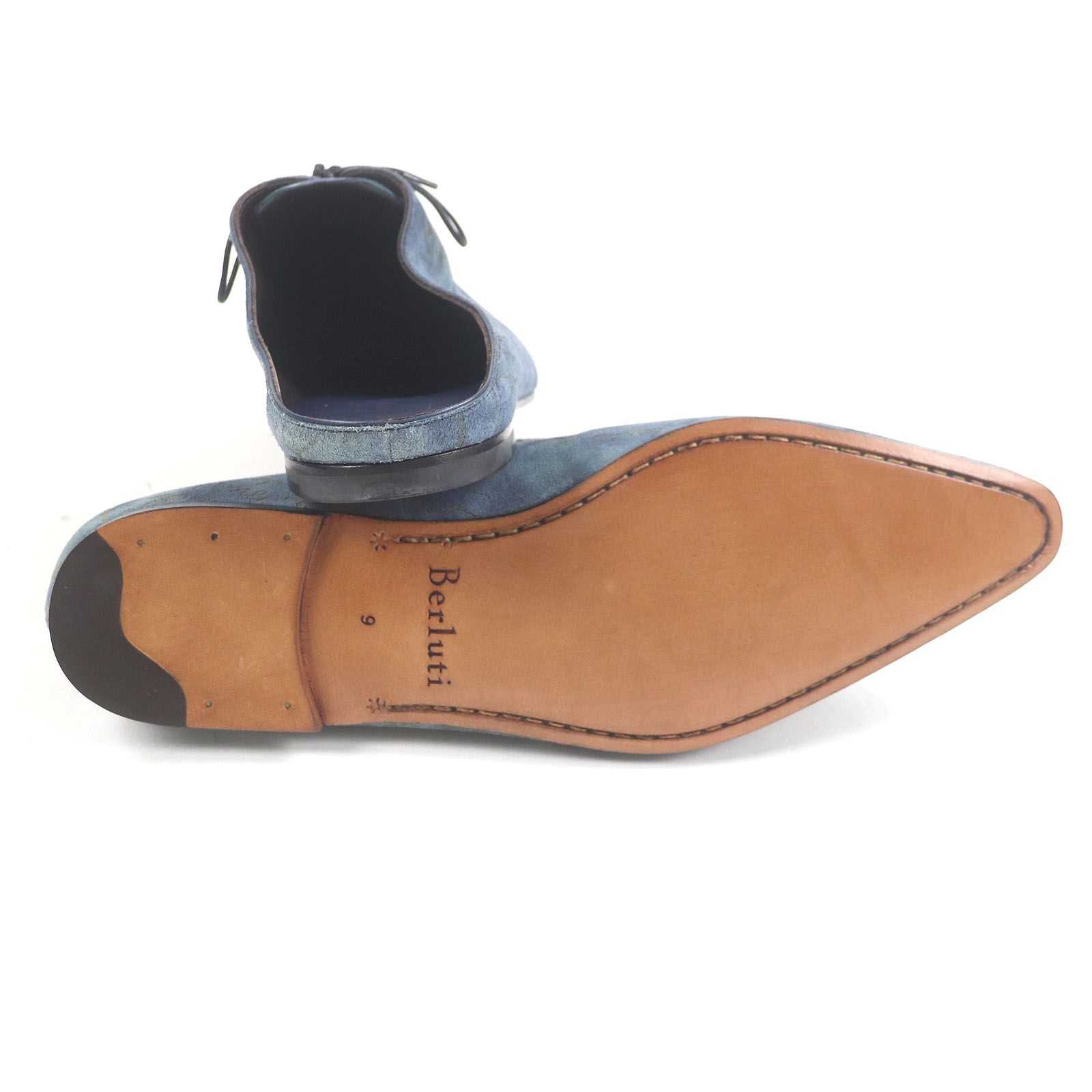 未使用品□Berluti ベルルッティ スウェードレザー カリグラフィ  