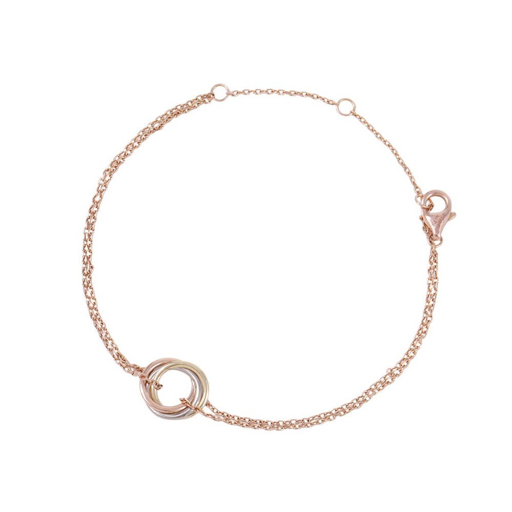 カルティエ ブレスレット トリニティ K18YG K18PG K18WG B6036818 ジュエリー