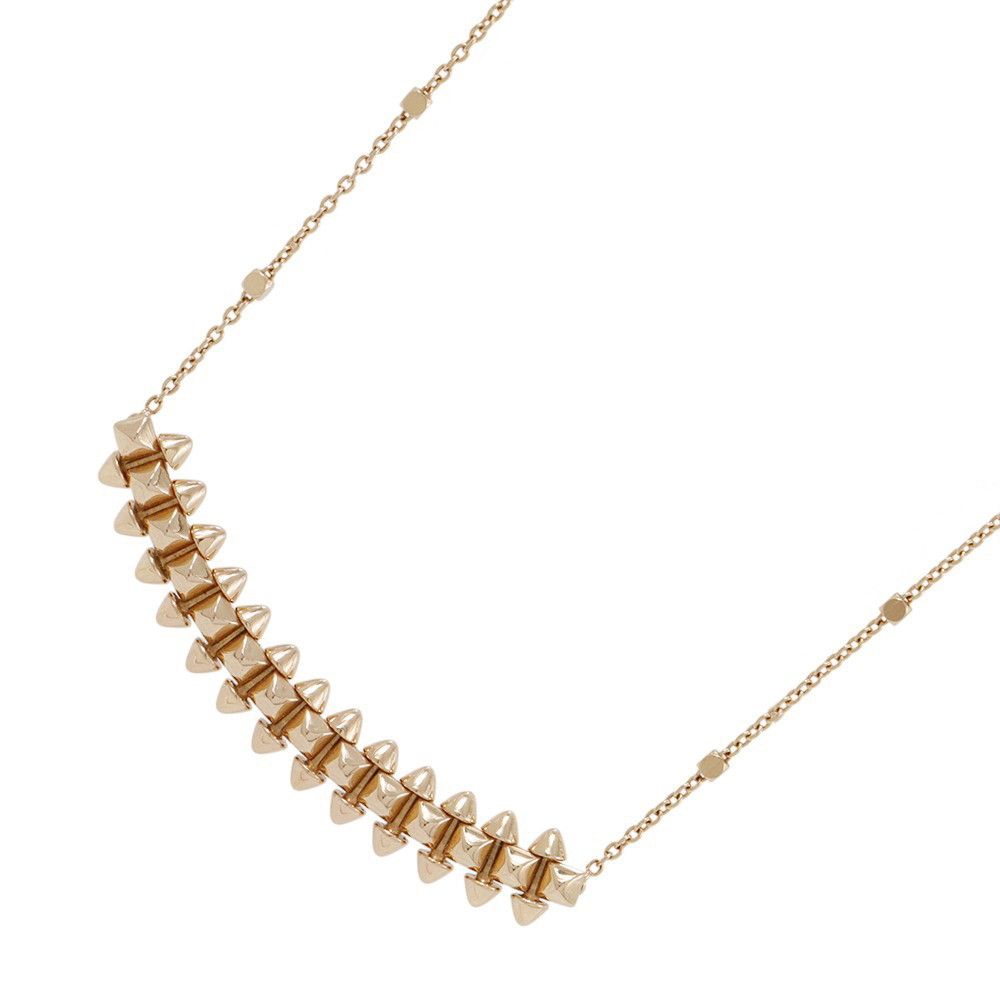 カルティエ ネックレス クラッシュ ドゥ カルティエ ペンダント スモール K18YGイエローゴールド B7224744 ローズゴールド