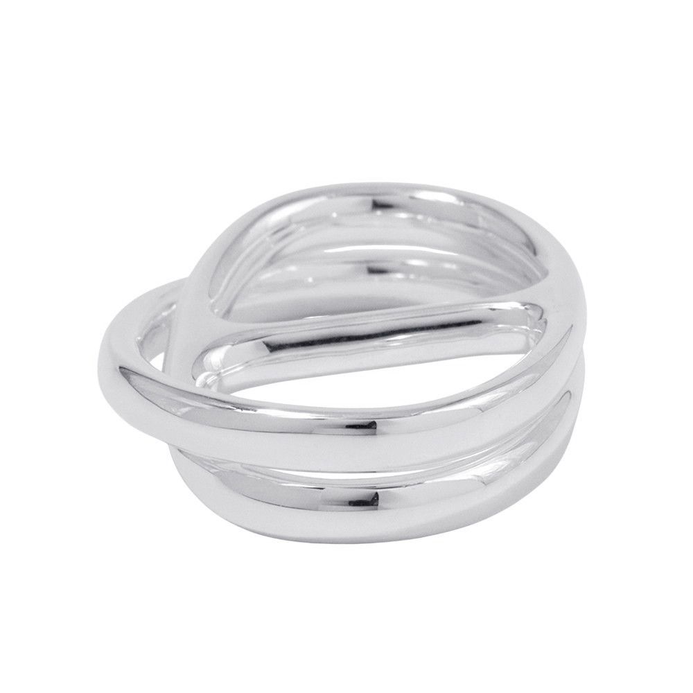 エルメス リング シェーヌダンクル パンク ダブルリング SV925シルバー リングサイズ52 HERMES ジュエリー 指輪