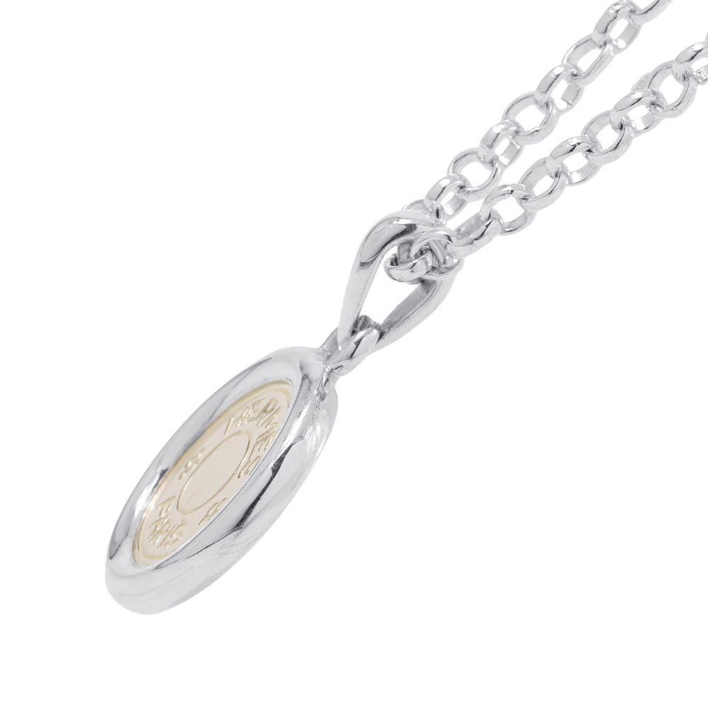 エルメス ネックレス セリエ ペンダント SV925シルバー K18PGピンクゴールド HERMES ロングネックレス ジュエリー