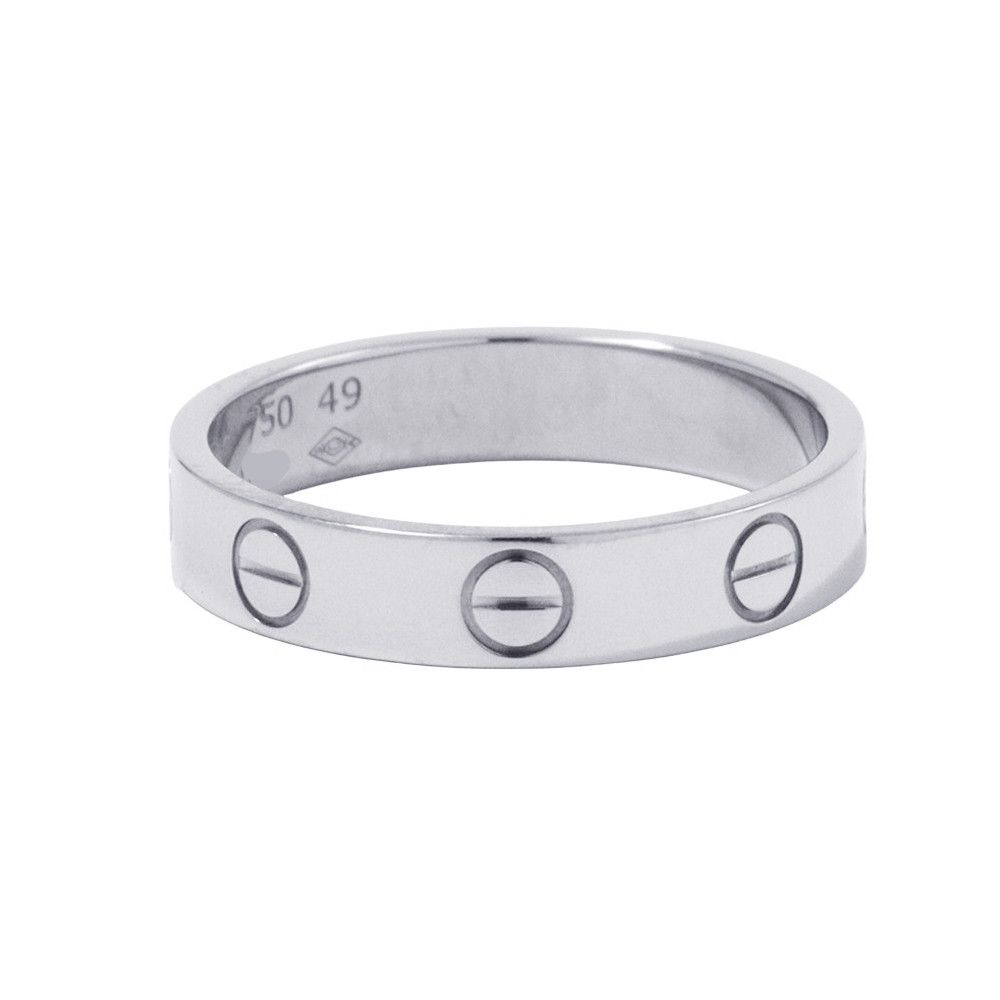 カルティエ リング ラブリング スモールモデル SM K18WGホワイトゴールド リングサイズ49 B4085100 ジュエリー 指輪 FORTGASGNV_COM_BR