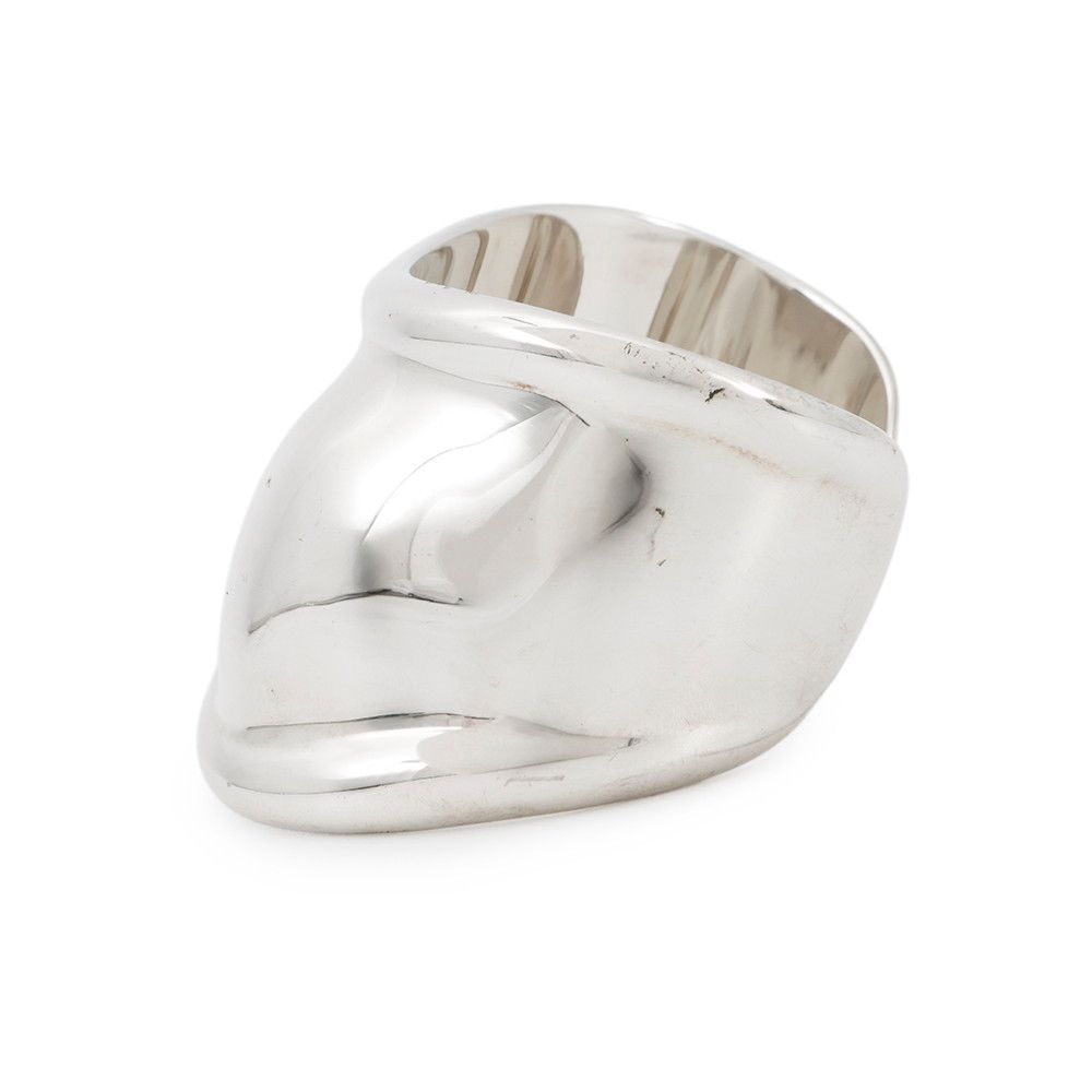 ティファニー ブレスレット エルサ ペレッティ スモールボーン カフ ミディアム SV925シルバー 左手用 Tiffany-Co