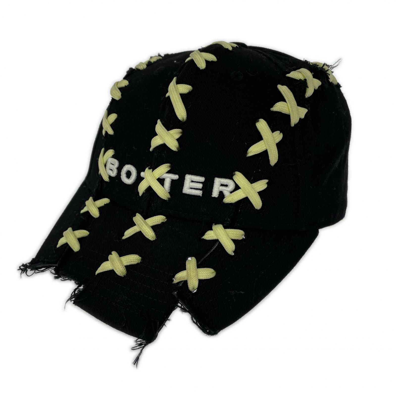 BOTTER ステッチ キャップ ブラック
