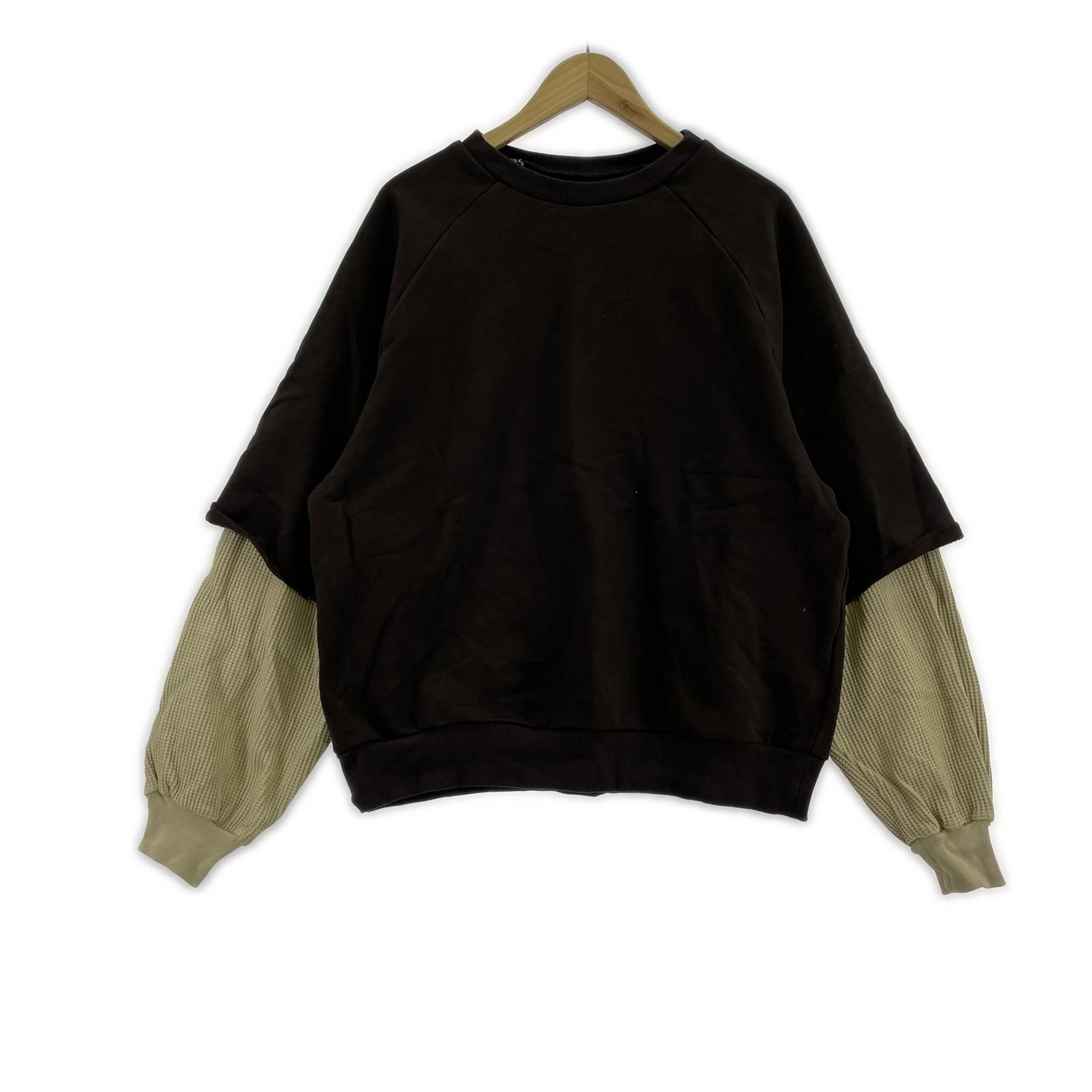 BIO レイヤードスウェット ブラウン