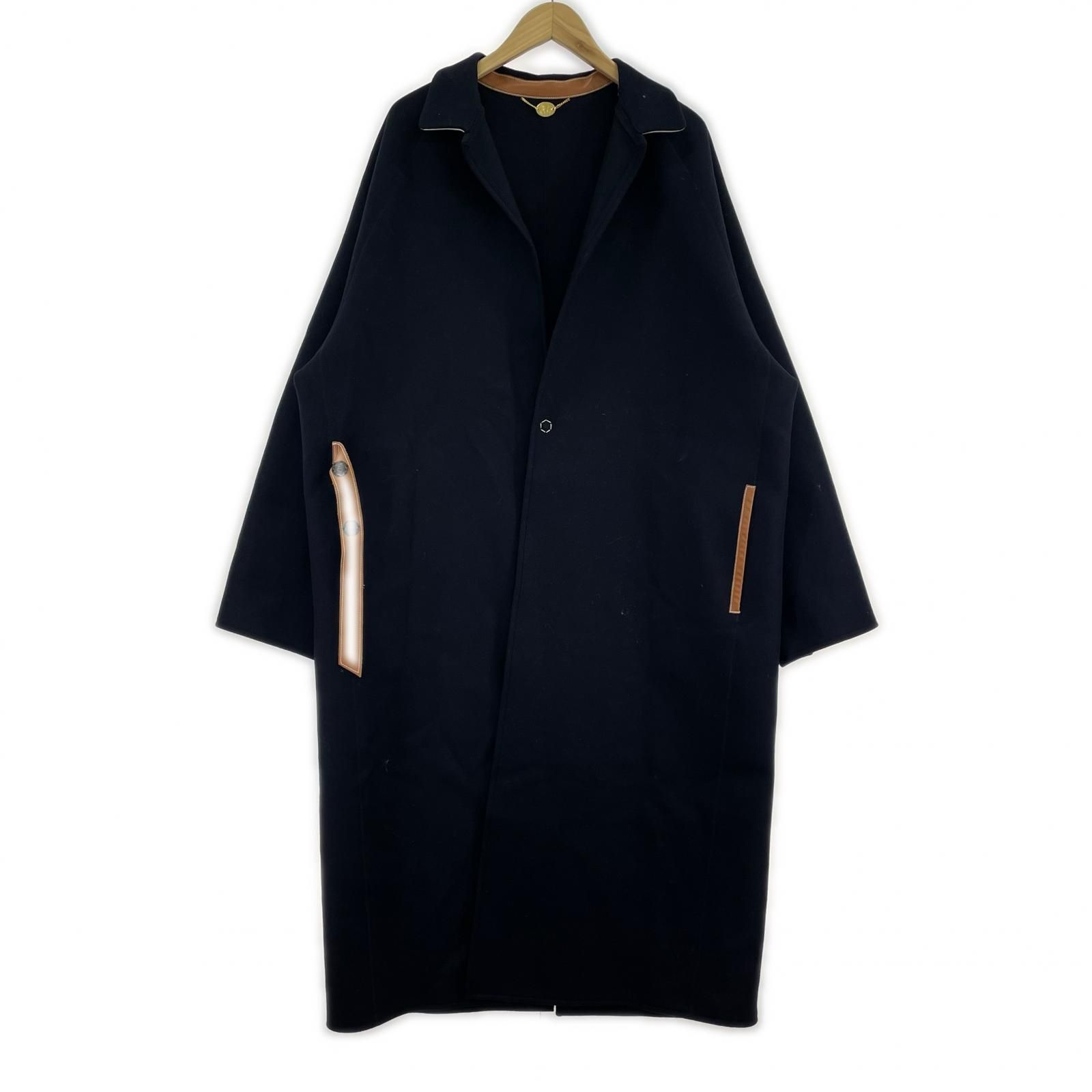 SUNSEA 21AW FELTON COAT 3 ﾈｲﾋﾞｰ