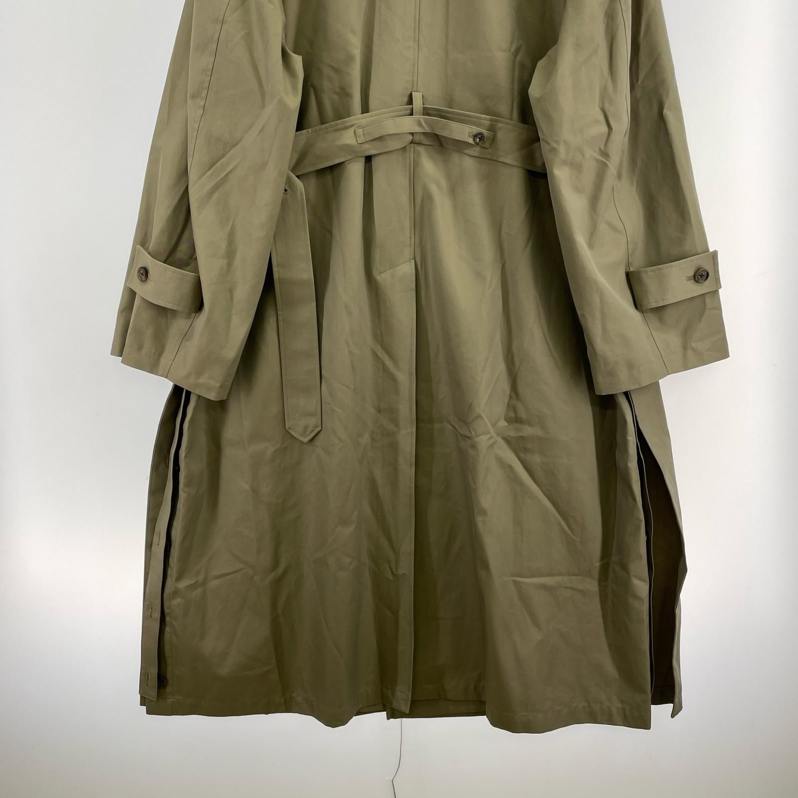 stein OVERSIZED OVERLAPED TRENCH COAT M ﾍﾞｰｼﾞｭ - メルカリ