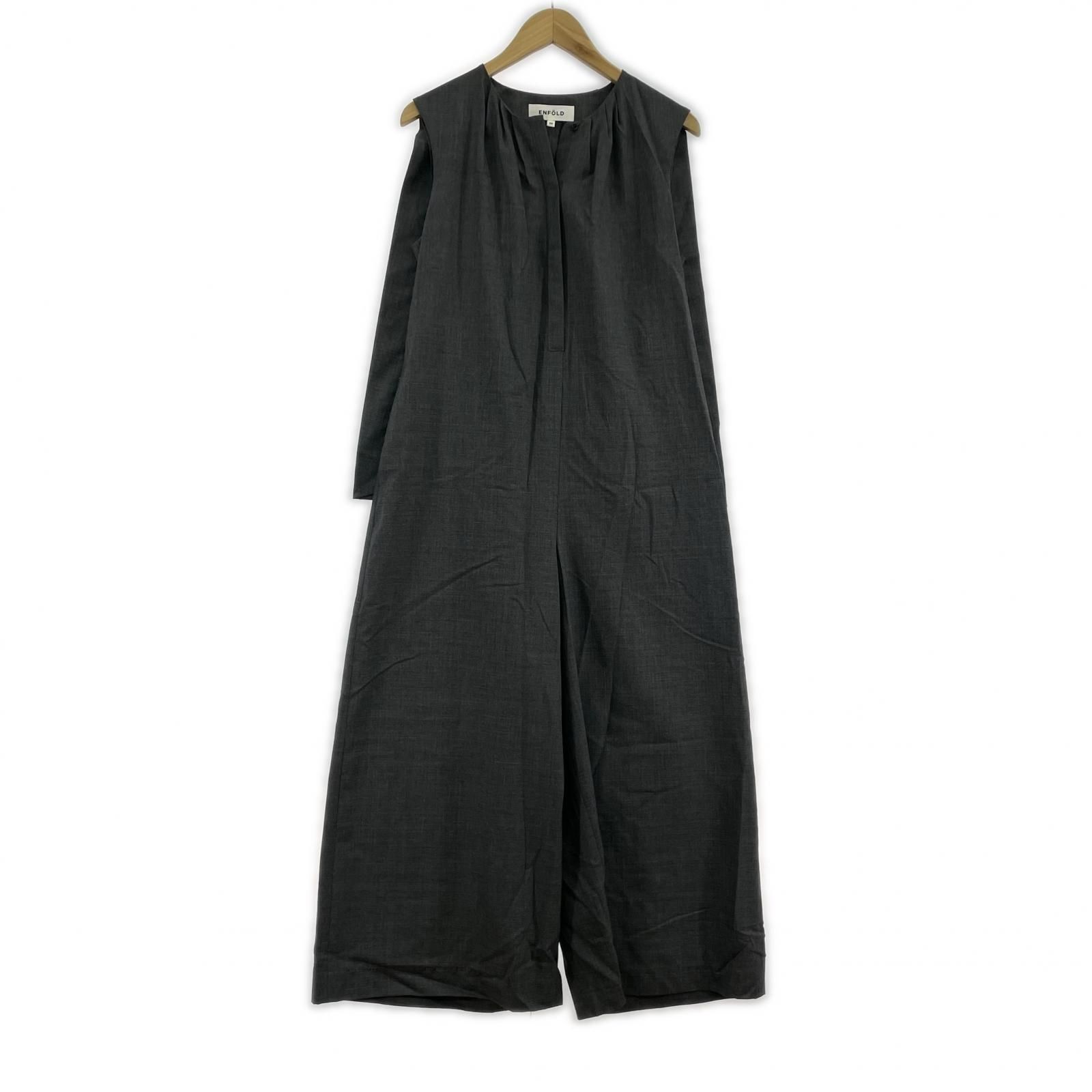 ENFÖLD ブラックオールインワン 36 ENFOLD オールインワンブラック36