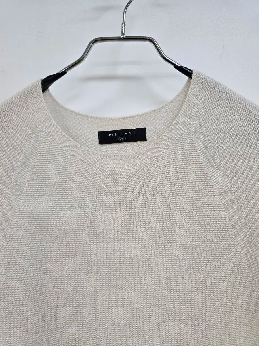 RENEEVON レニボン カシミア 袖レース ギャザーニット