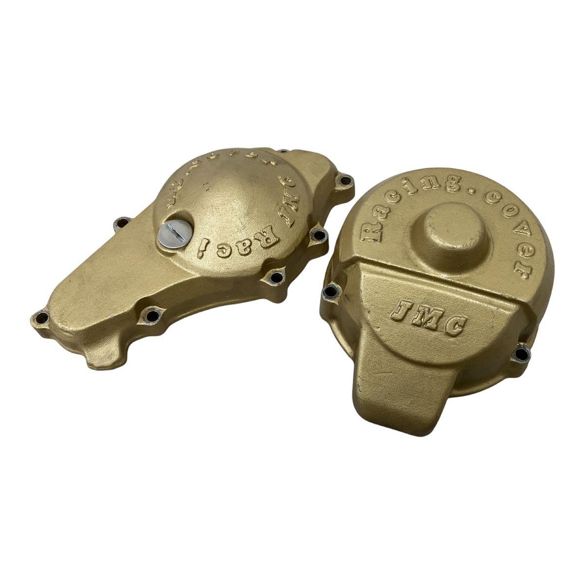 JMC CBX400F レーシングカバー左右セット ゴールド バイク パーツ M10592417