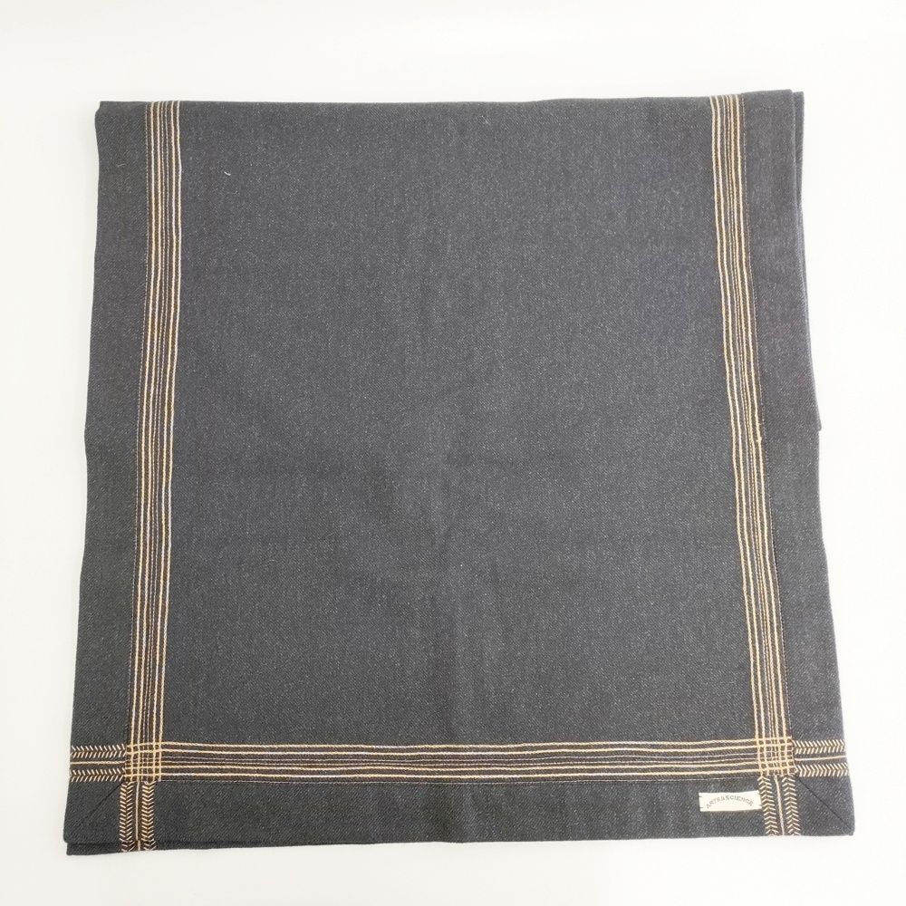 ARTS-SCIENCE マフラー ストール ネイビー ベージュ レディース アーツ-サイエンス 5-1023T