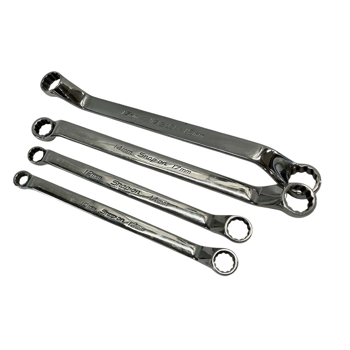 Snap-on XOM 60° オフセット メガネレンチ 10-19mm 4点セット 工具 用品 スナップオン W10589055