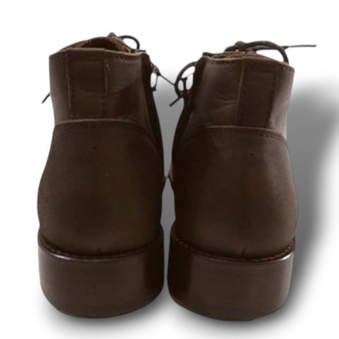  PADRONE パドローネ マッケイ製法 本革 牛革 BAGGIO CHUKKA BOOTS WITH SIDE ZIP バッジオ サイドジップ レザーブーツ チャッカブーツ 定価3.3万 ディープブラウン 050 30609 t 04 チャッカブーツ ブーツ 革靴