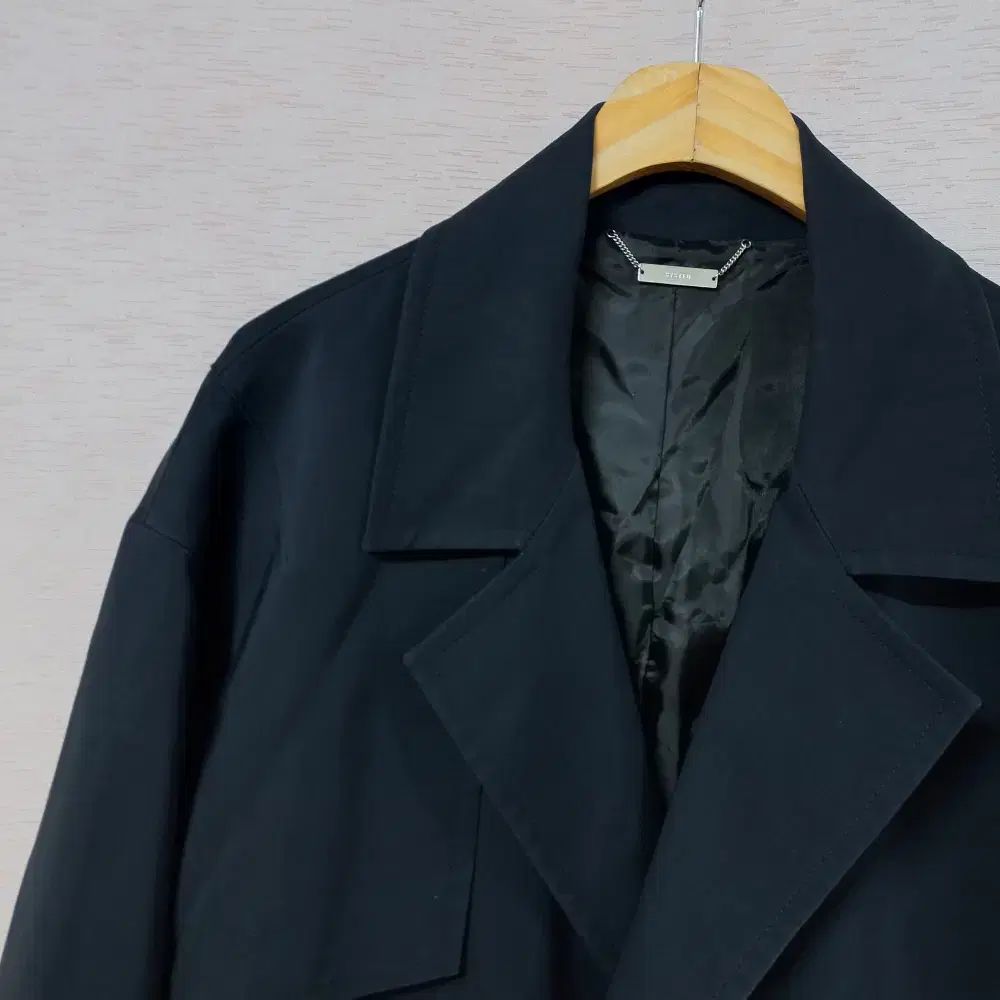 A11-6 システム ネイビー トレンチコート メンズ100