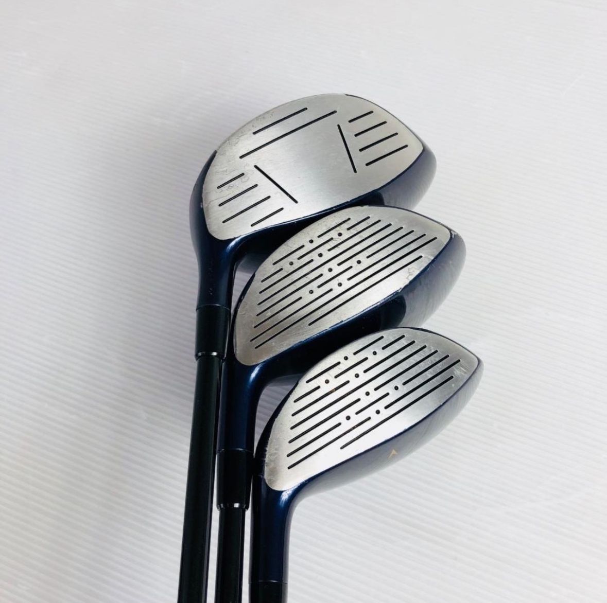 中古　ゴルフプランナー Fit Way　1W 3W　5W　7W　U9　5本セット　左用/レフティー アイアンセット ゴルフプランナー Fitway アイアン オリジナルカーボン