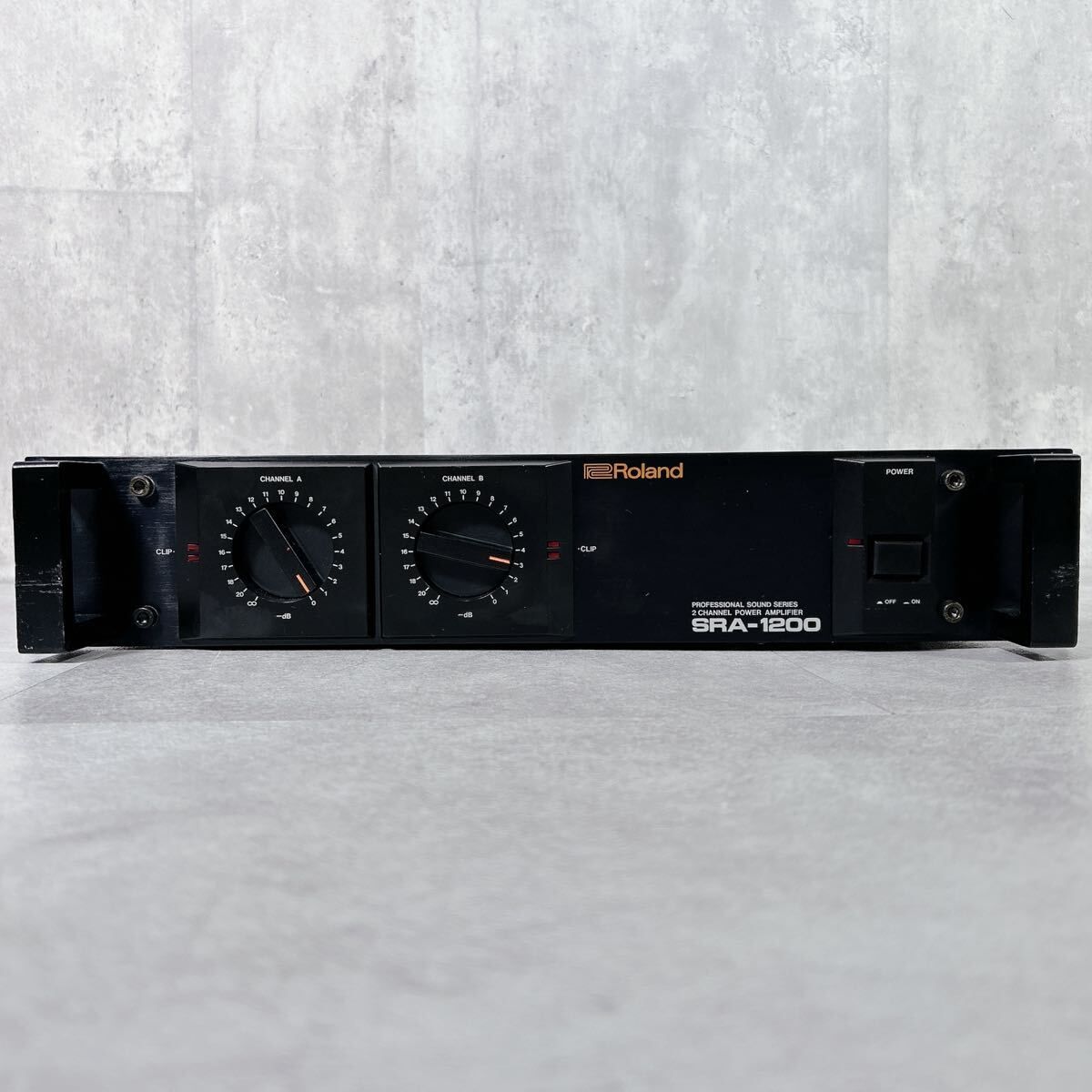 V119 ローランド Roland パワーアンプ SRA-1200 業務用 PA機器 音響機器
