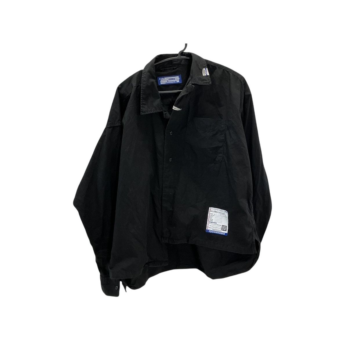 Maison Mihara Yasuhiro メゾンミハラヤスヒロ Oxford Long-sleeve Shirt 黒 オックスフォード 長袖シャツ ファッション W10585498