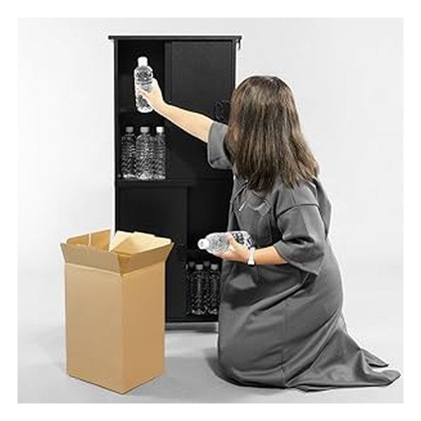 目隠しボトルラック