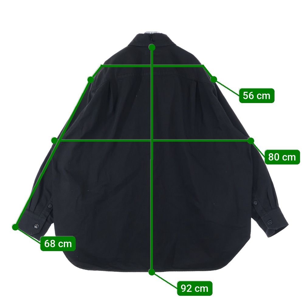 長袖シャツ ブラック