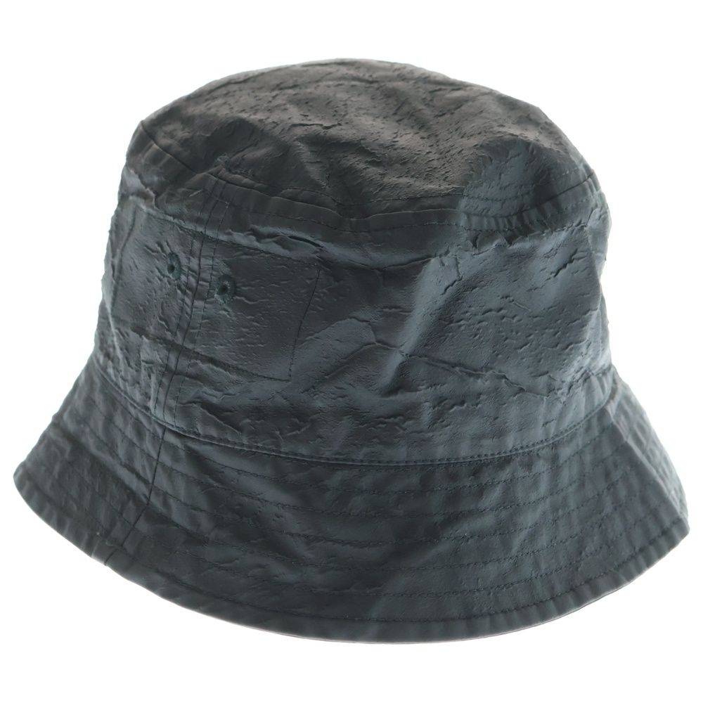 Rick Owens リックオウエンス ×Champion チャンピオン 刺繍ロゴ ナイロンバケットハット 帽子 ブラック CM01B5633-CHNY