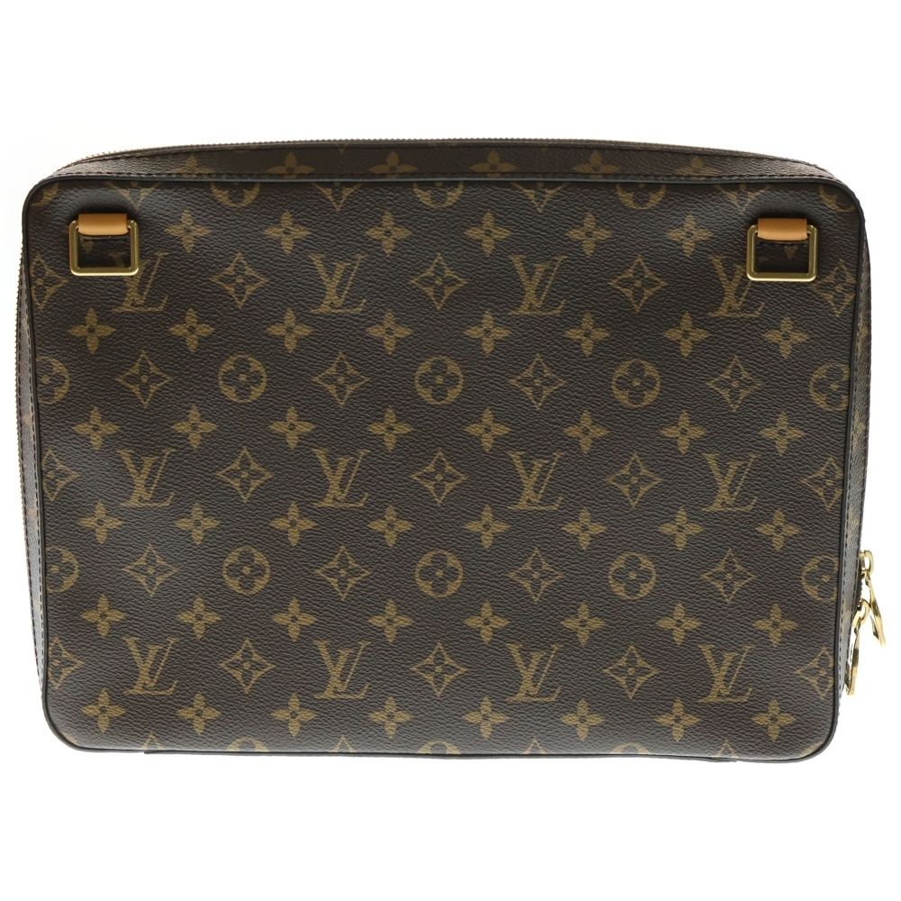 LOUIS VUITTON ルイヴィトン モノグラムシャドウ フラット メッセンジャーバッグ レザーチェーンショルダーバッグ ブラック M44635