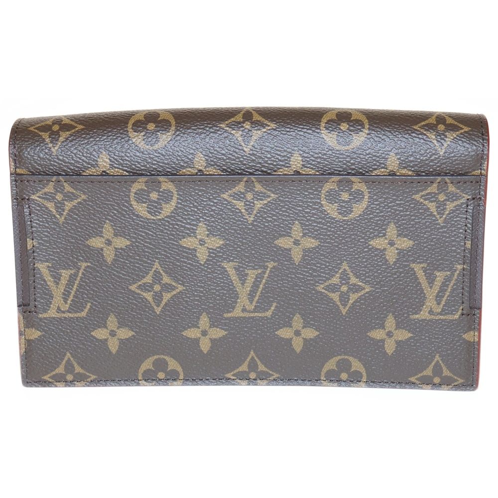 LOUIS VUITTON ルイヴィトン モノグラム ロックベルトポーチPM レザーショルダーバッグ ブラウン M44667