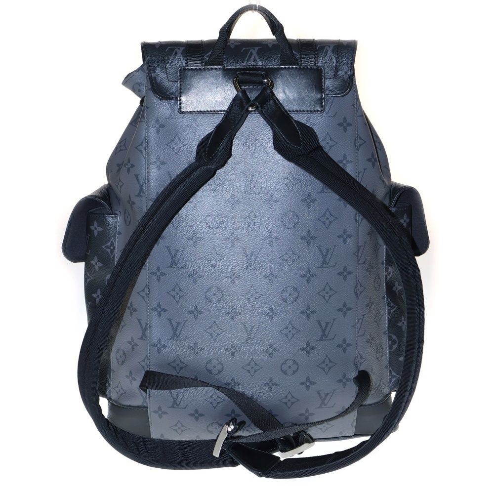LOUIS VUITTON ルイヴィトン モノグラムエクリプス クリストファーPM バックパック リュックサック ブラック PVC M46331